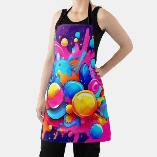 泡吹カラフルき エプロン (インサイチュ)