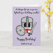 泡幼児の騎士 カード (黄色い花)