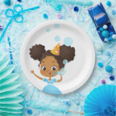 泡強打の誕生日のプレート ペーパープレート (パーティー)