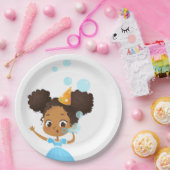 泡強打の誕生日のプレート ペーパープレート (パーティー)