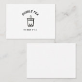 泡最高の茶 名刺 (正面/裏面)