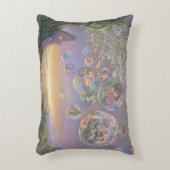 "泡木"のアクセントの枕 アクセントクッション (正面(垂直))