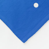 泡毛布を持つ白い跳躍のイルカ フリースブランケット (角)