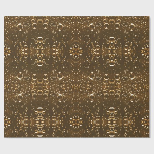 泡水きらめく滴フェスティバル茶 ラッピングペーパー (フラット)