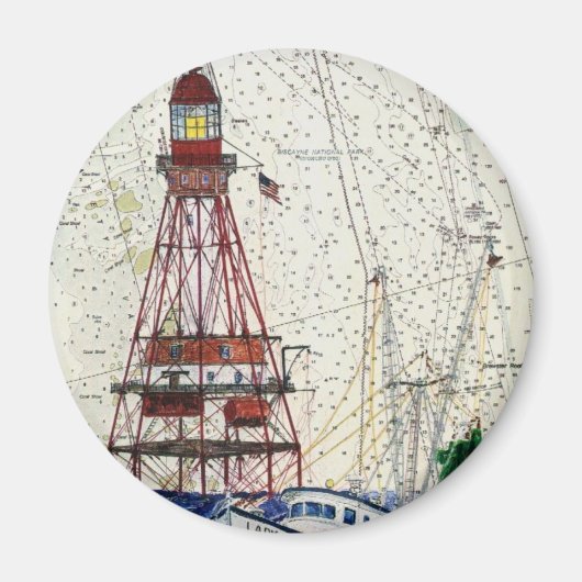 泡状の岩 マグネット (正面)