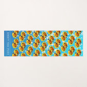 泡状の水に棲む熱帯性フーンキンバターフライ ヨガマット (裏面(横))