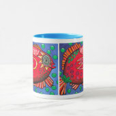 泡状の マグカップ (中央)