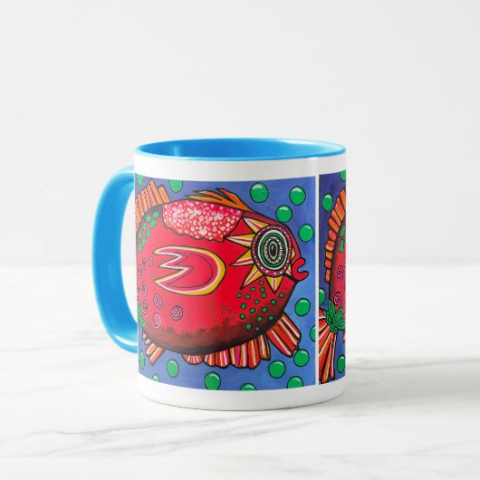 泡状の マグカップ (正面左)