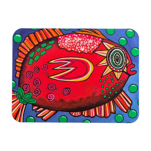 泡状の マグネット (横)