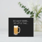 泡状ビールマグハガキ ポストカード (スタンド正面)