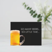 泡状ビールマグハガキ ポストカード (スタンド正面)