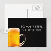 泡状ビールマグハガキ ポストカード (正面/裏面)