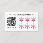 泡状ロイヤリティ名刺 名刺 (裏面)