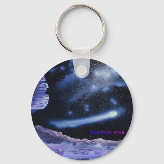 泡状射撃、 発砲星キーチェーン キーホルダー (正面)