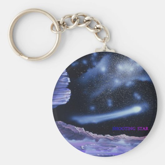 泡状射撃、 発砲星キーチェーン キーホルダー (正面)