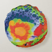 泡状心地よい ラウンドクッション (裏面)