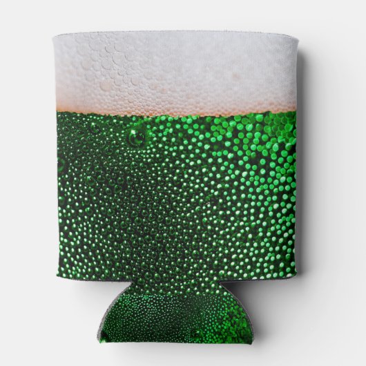 泡立おもしろいったビールパーソナライズされた 缶クーラー (裏面)