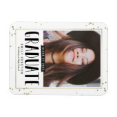 泡立ちシック卒業発表マグネット マグネット (横)