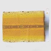 泡立ちビール ゴルフタオル (横)