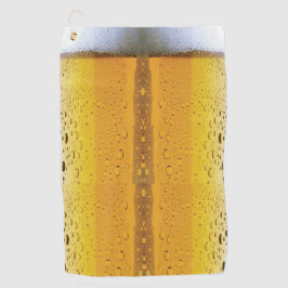 泡立ちビール ゴルフタオル