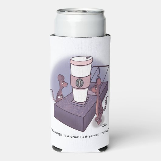 泡立ったクーラーボックス スリム缶クーラー (Seltzer裏面)