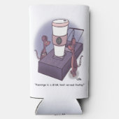 泡立ったクーラーボックス スリム缶クーラー (裏面)