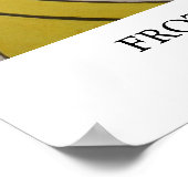 泡立ったコーヒー ポスター (角)