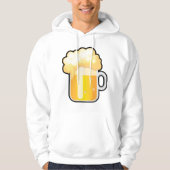 泡立ったビールマグ パーカ (正面)