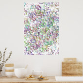 泡立つおもしろい ポスター (キッチン)