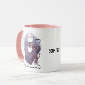 泡立つコーヒーコンボマグカップ マグカップ (正面左)