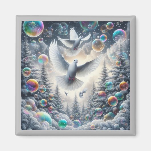 泡立つドエリー磁石 マグネット (正面)