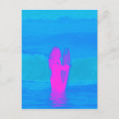 泡立つネオン ポストカード (正面)