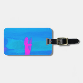 泡立つネオン ラゲッジタグ