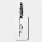 泡立つネオン ラゲッジタグ (裏面縦)