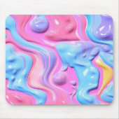 泡立つプラスチック抽象芸術 マウスパッド (正面)