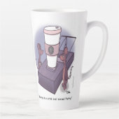 泡立つマグカップ カフェラテマグ (右)