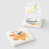 泡立つ太陽 ストーンコースター (横)