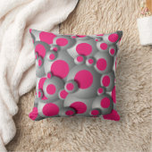 泡立つ泡ホットピンク クッション (ブランケット)