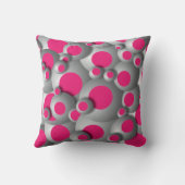 泡立つ泡ホットピンク クッション (裏面)