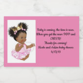 泡立つ泡 スパークリングワインラベル (シングルラベル)