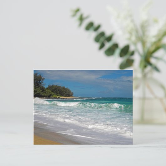 泡立つ波 ポストカード (スタンド正面)