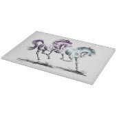 泡立つ競走馬 カッティングボード (角)