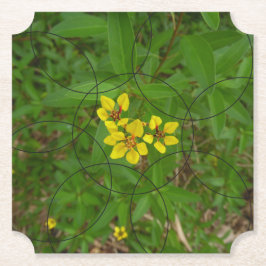 泡立つ花 ペーパーコースター