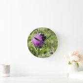 泡立つ ラウンド壁時計 (ホーム)