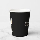 泡立つ 紙コップ (左)