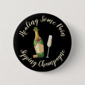 泡立つ 缶バッジ (正面)