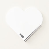 泡立てカラフルハート ノートブック (裏面)