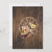 泡立てブーツ&醸造I do Sunflower Western 招待状 (裏面)