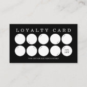 泡立てランドリー用洗濯物サービス ロイヤリティカード (正面)