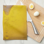 泡立て泡付きビールガラス キッチンタオル (四つ折り)